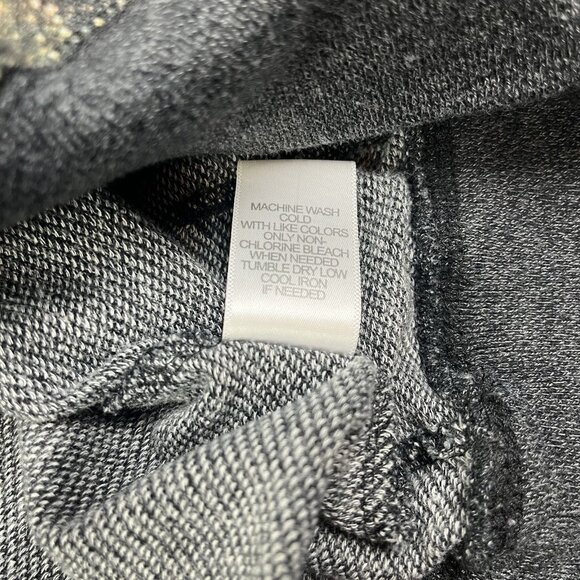 On‎ The Byas men's Medium lightweight sweatshirt galaxy space stars design, gray - Picture 6 of 6